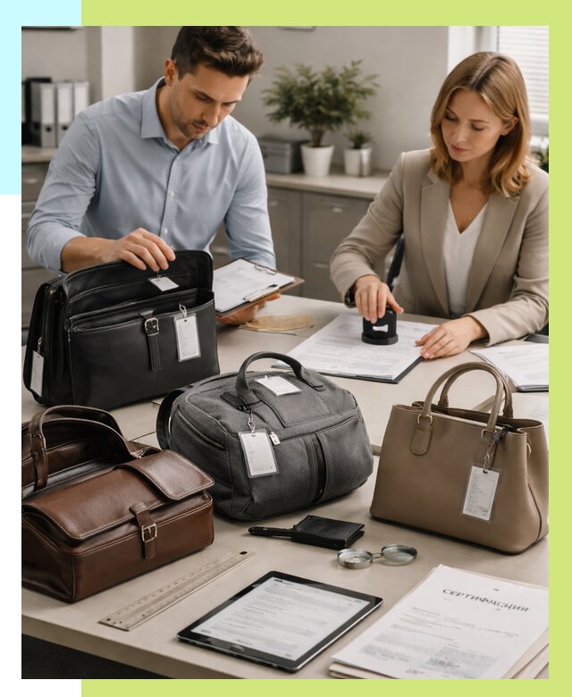 Сертификация сумок в Перми от 8033 руб. | Алешин-Прм