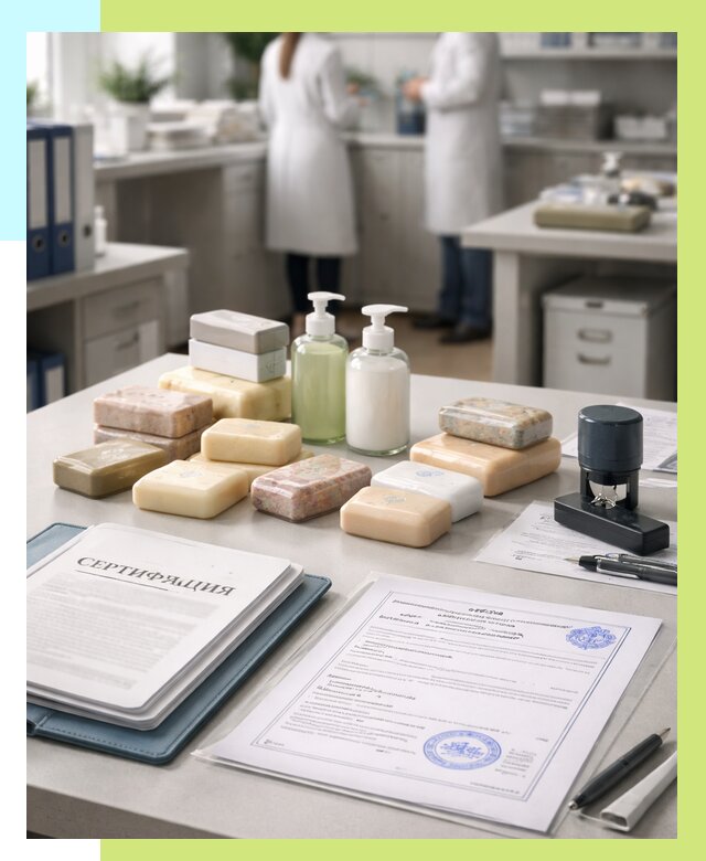Сертификация мыла и сертификат на мыло в Перми от 12853 | Алешин-Прм