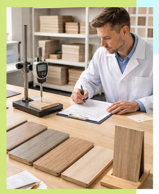 Сертификация ламината с испытаниями и оформлением документов в Перми