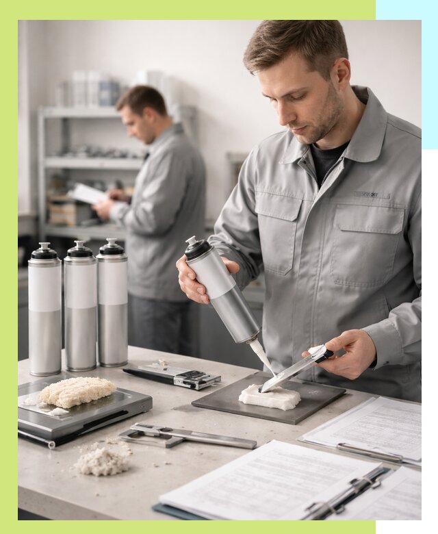 Сертификация монтажной пены и соответствие стандартам в Перми