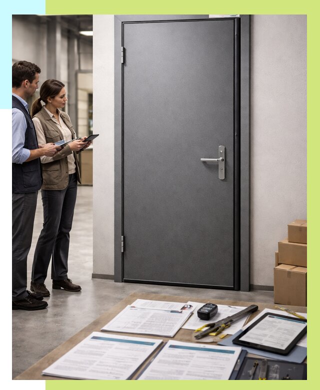 Сертификация противопожарных дверей в Перми от 9640 р. | Алешин-Прм