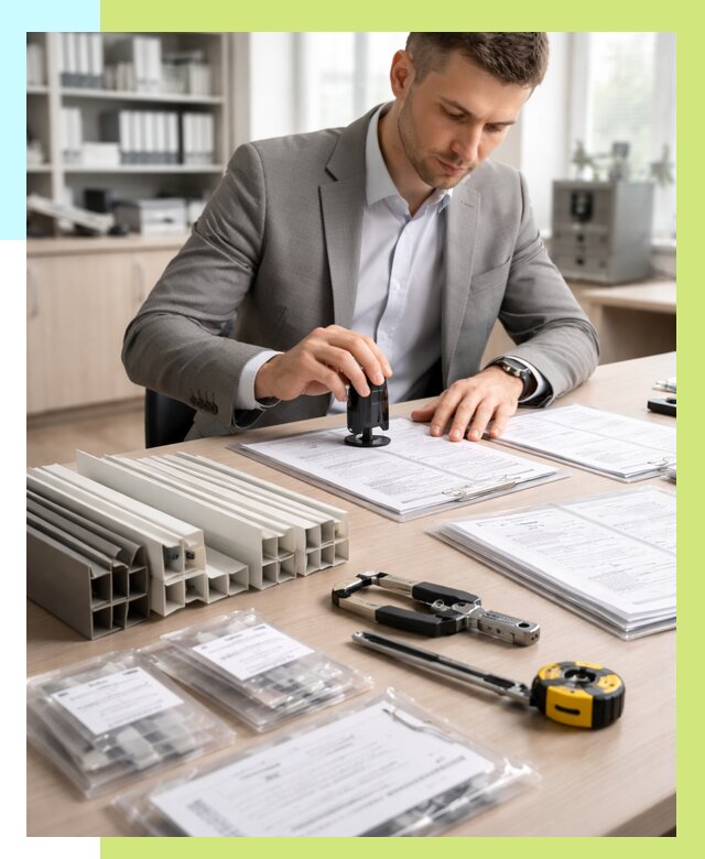 Сертификация ПВХ продукции в Перми от 9104 р., Алешин-Прм