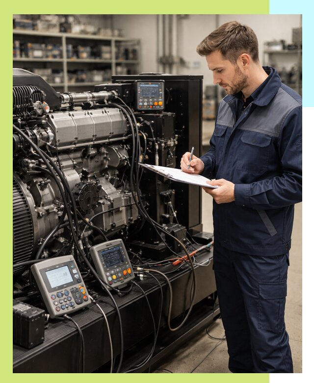 Сертификация дизельных генераторов и их оборудования в Перми