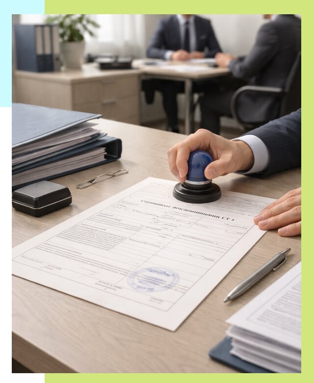 Сертификат происхождения СТ 1 в Перми от 4820 р. | Алешин-Прм