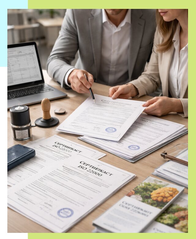 Сертификат ISO 22000 в Перми от 42844 р. под ключ | Алешин-Прм